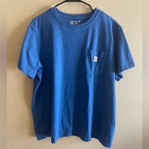 Carhartt Women's Blue Pocket Tee